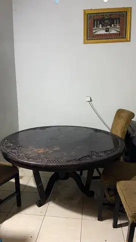 MEJA MAKAN JATI MURAH