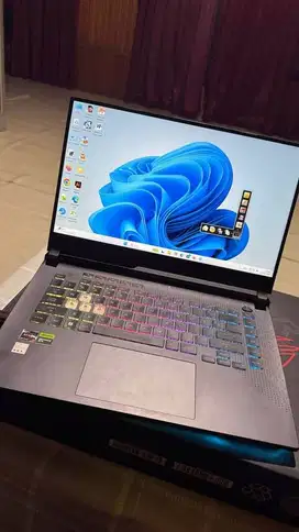 Laptop Asus ROG Strix G513RC rayzen 7 rtx 3050 bekas