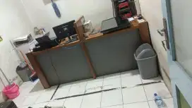meja kayu 2 meja