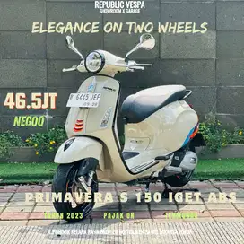 PIAGGIO VESPA PRIMAVERA S 150 IGET ABS LED WARNA BEIGE SABBIA