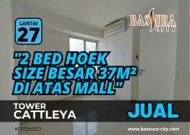 JUAL 1 Bedroom Besar Hoek Unfurnished Di Atas Mall Bassura City