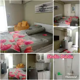 Studio Dahlia waterheater Bassura City siap huni