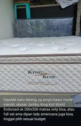 spring bed King Koil World Endorsed Uk 200x200 matras only