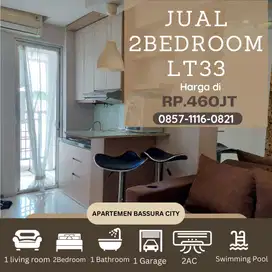 2BR jual full furnished apartemen bassura city