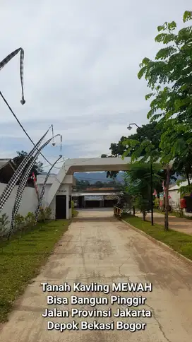 Tanah Kavling Murah Pinggir Jalan Provinsi Jakarta Depok Bekasi Bogor