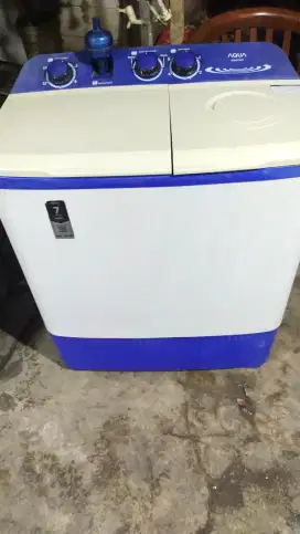 Mesin cuci Aqua kapasitas 8,7kg Normal semua mesin Ori an