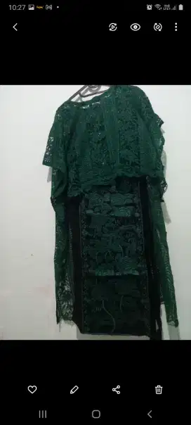 Preloved set kebaya free size