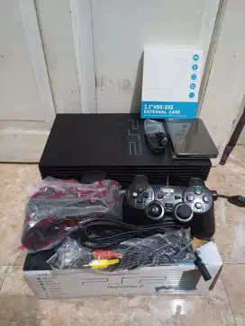 PS2 PS 2 PLAYSTATION 2 FAT HARDISK LUAR SECOND LIKENEW NET CIBITUNG