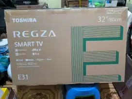 Smart Tv TOSHIBA LED 32 INCH • BARU • GARANSI RESMI