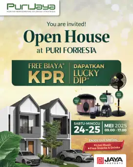 Open house cluster forresta purijaya