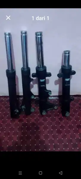 Jual tabung shock bawah Honda beat dan supra gtr150 Rp.400.000 nego
