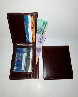Tanpa Ongkir  Dompet Pria Kulit Sapi Asli