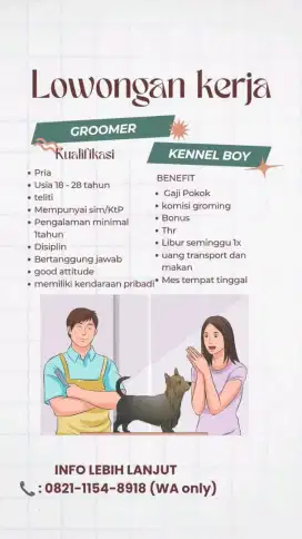 Info loker groomer