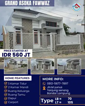 RUMAH MEWAH PINGGIR JALAN RAYA