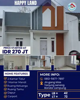 RUMAH MURAH SIAP HUNI LOKASI STRATEGIS