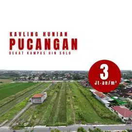 Kavling 300Jtan Dekat Pusat Kota Solo, SHM, 108 m²
