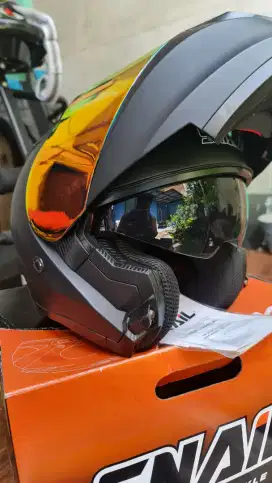 Helm Modular Snail M1 Black Matte Edition Not Arai Agv Nolan
