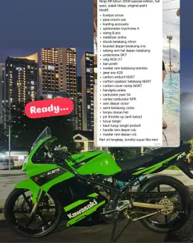 Ninja RR thn 2009 Modif HEDON . Istimewa
