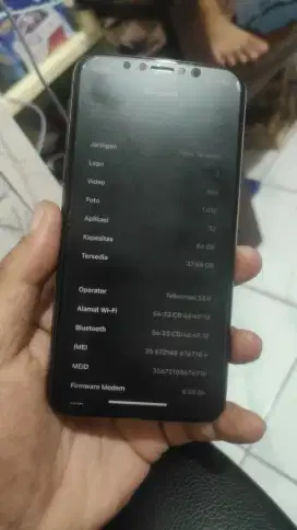 IPHONE X intrl 64gb Wifi (imei blok)