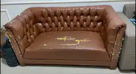 Sofa busa tebel minus sobek dan cakaran kucing