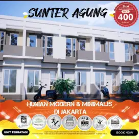 Rumah minimalis cantik dan asri di sunter agung
