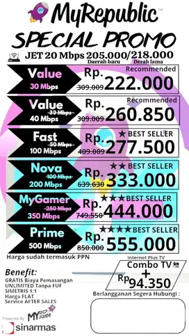 Wifi terbaik MyRepublic