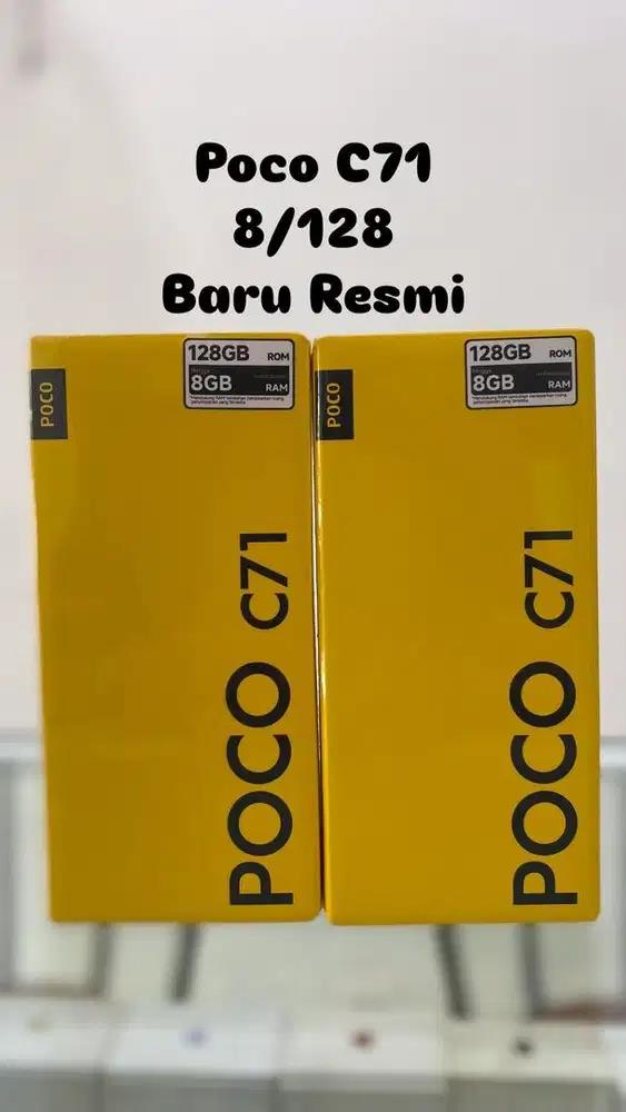 Terbaru poco C71 8/128 resmi