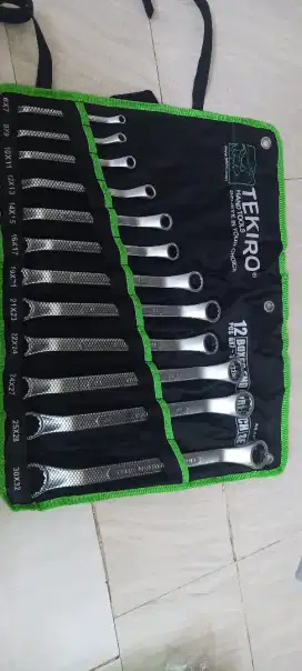 Tekiro kunci ring ukuran 6-32  isi 12 pcs baru dan segel