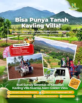 TANAH KAVLING VILLA MURAH STRATEGIS VIEW PEGUNUNGAN DI BOGOR TIMUR