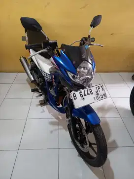 Satria fu 2013 biru