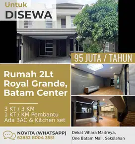 Rumah 2Lantai di Royal Grande, Batam Cen