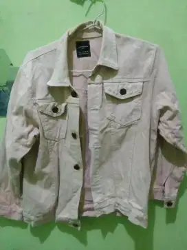 Levis jaket pink ukuran L murah