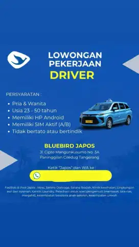 Loker Driver Taksi
