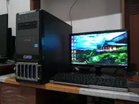 Pc gaming intel core i5 + vga amd 2gb fullset
