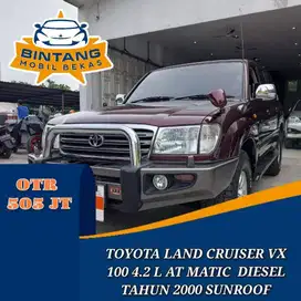 TOYOTA LAND CRUISER VX 100 4.2 AT AUTOMATIC 4200 CC DIESEL TAHUN 2000
