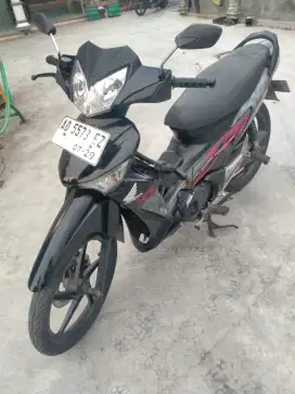 Supra x125 2009 dobel disc mesin standart ex orang tua