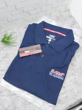 Kaos Honda HRC POLO T-Shirt Baju Kemeja Honda Racing Apparel Original