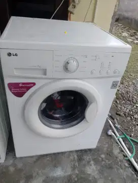 Jual mesin cuci LG inverter mulus no minus