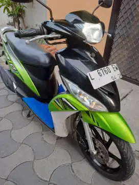 Mio J 2013 CW Hijau FI Injeksi Plat Panjang 2028 Siap Pakai!!!