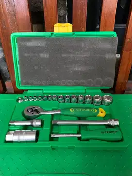 Kunci shock set gagang rachet Tekiro like new