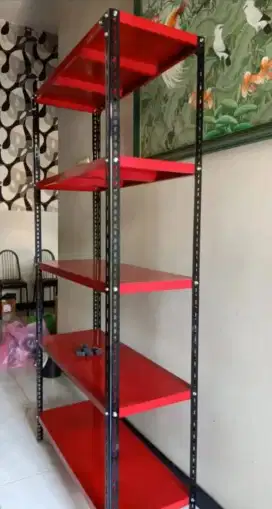 Rak siku besi 5 susun
