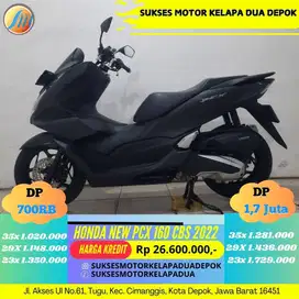 HONDA NEW PCX 160 CBS 2022 CASH/KREDIT DP MURAH CICILAN RINGAN