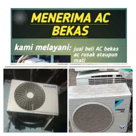 Terima ac bekas rusak