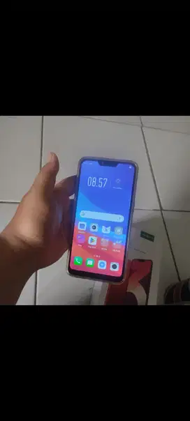 Di jual hp Oppo a3s warna biru masih mulus dan masih segel haraga nego