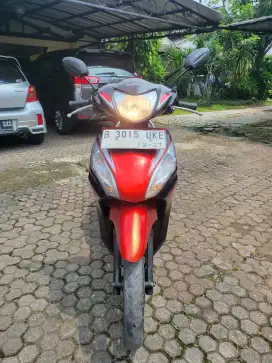 Honda Spacy FI 2015 Merah Hitam Full Orisinil Surat Lengkap
