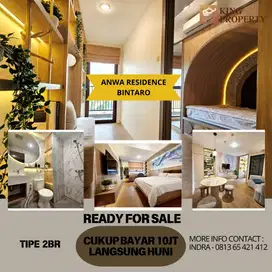 Dijuak Cukup bayar 10 juta Dapat 2BR Anwa Residence Bintaro