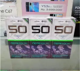 BNIB Infinix Note 50X 5G 8/256GB Titanium Segel Box Note 50 Pro
