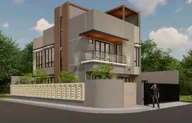 Rumah Hoek Taman Villa Meruya Jakarta Barat
