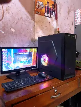 Pc Core i5 + Lcd 16Inc fullset siap pakai