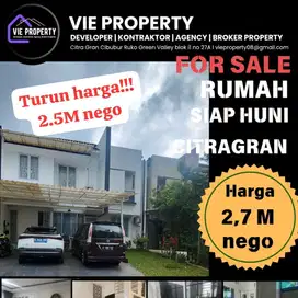 DIJUAL RUMAH SIAP HUNI CITRA GRAN CIBUBUR